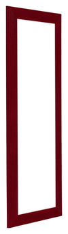 Como MDF Photo Frame 20x60cm Wine Red Swept Front Oblique | Yourdecoration.com