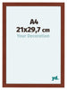 Como MDF Photo Frame 21x29 7cm A4 Cherry Front Size | Yourdecoration.com