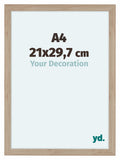 Como MDF Photo Frame 21x29 7cm A4 Oak Light Front Size | Yourdecoration.com