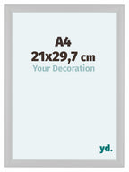 Como MDF Photo Frame 21x29 7cm A4 White High Gloss Front Size | Yourdecoration.com