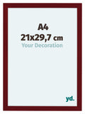 Como MDF Photo Frame 21x29 7cm A4 Wine Red Swept Front Size | Yourdecoration.com