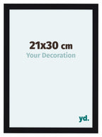 Como MDF Photo Frame 21x30cm Black High Gloss Front Size | Yourdecoration.com