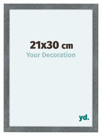 Como MDF Photo Frame 21x30cm Iron Swept Front Size | Yourdecoration.com
