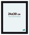Como MDF Photo Frame 24x30cm Black High Gloss Front Size | Yourdecoration.com
