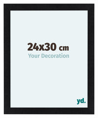 Como MDF Photo Frame 24x30cm Black Matte Front Size | Yourdecoration.com