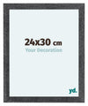Como MDF Photo Frame 24x30cm Gray Swept Front Size | Yourdecoration.com