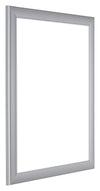 Como MDF Photo Frame 24x30cm Silver Matte Front Oblique | Yourdecoration.com