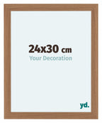 Como MDF Photo Frame 24x30cm Walnut Light Front Size | Yourdecoration.com
