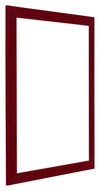 Como MDF Photo Frame 24x30cm Wine Red Swept Front Oblique | Yourdecoration.com