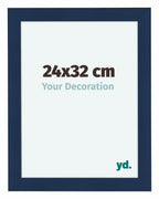 Como MDF Photo Frame 24x32cm Dark Blue Swept Front Size | Yourdecoration.com