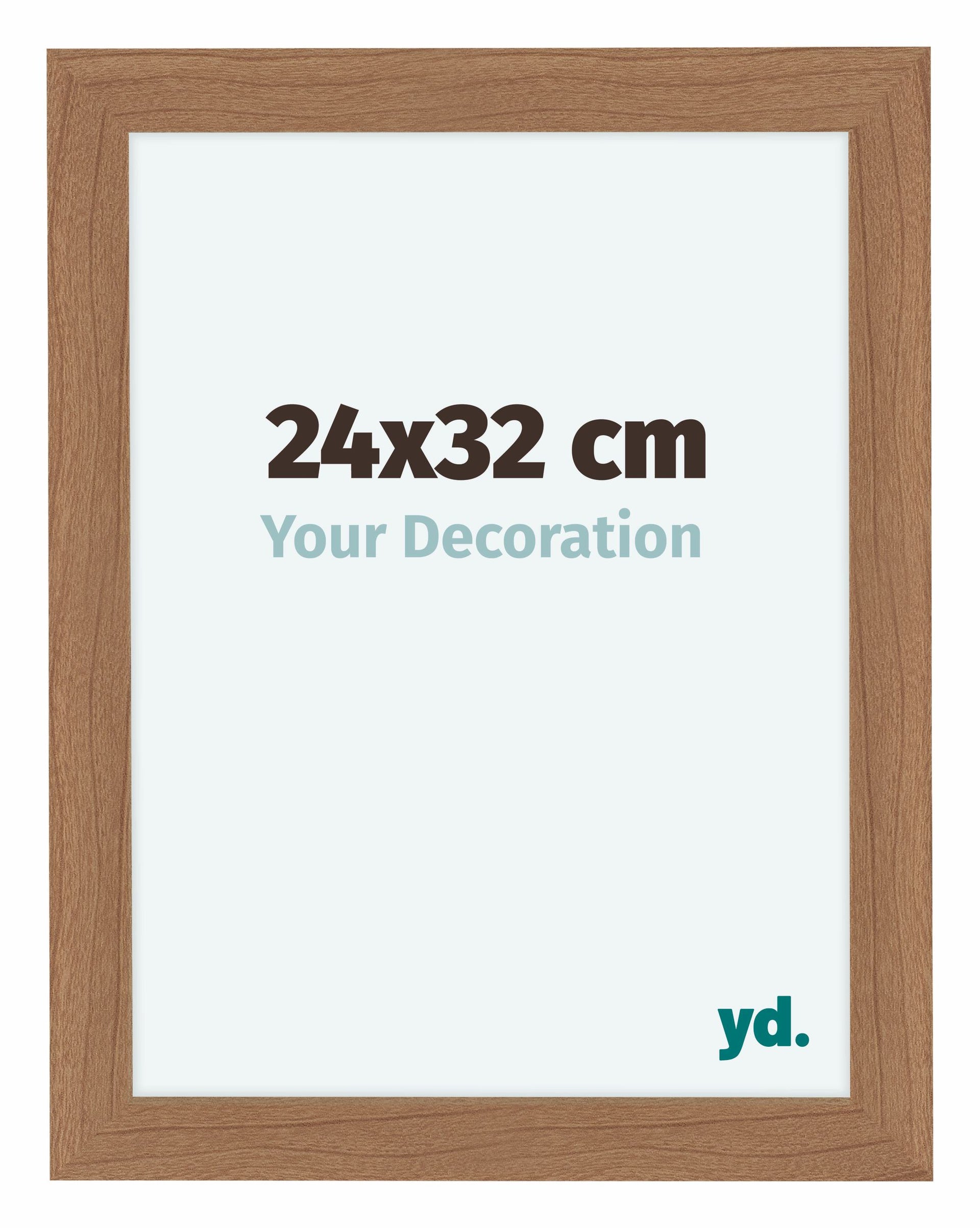 Como MDF Photo Frame 24x32cm Walnutt Light Front Size | Yourdecoration.com