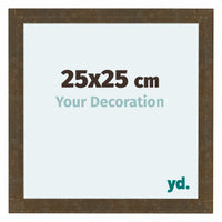 Como MDF Photo Frame 25x25cm Gold Antique Front Size | Yourdecoration.com