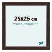 Como MDF Photo Frame 25x25cm Oak Dark Front Size | Yourdecoration.com