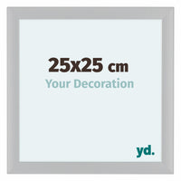 Como MDF Photo Frame 25x25cm White High Gloss Front Size | Yourdecoration.com