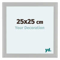 Como MDF Photo Frame 25x25cm White Woodgrain Front Size | Yourdecoration.com