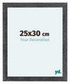 Como MDF Photo Frame 25x30cm Gray Swept Front Size | Yourdecoration.com