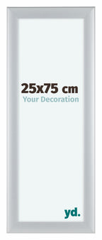 Como MDF Photo Frame 25x75cm Silver Matte Front Size | Yourdecoration.com
