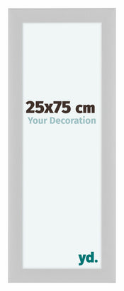 Como MDF Photo Frame 25x75cm White High Gloss Front Size | Yourdecoration.com