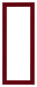 Como MDF Photo Frame 25x75cm Wine Red Swept Front | Yourdecoration.com