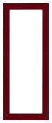 Como MDF Photo Frame 25x75cm Wine Red Swept Front | Yourdecoration.com