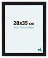 Como MDF Photo Frame 28x35cm Black Matte Front Size | Yourdecoration.com