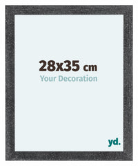 Como MDF Photo Frame 28x35cm Gray Swept Front Size | Yourdecoration.com