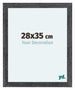 Como MDF Photo Frame 28x35cm Gray Swept Front Size | Yourdecoration.com