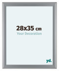 Como MDF Photo Frame 28x35cm Silver Matte Front Size | Yourdecoration.com