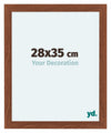 Como MDF Photo Frame 28x35cm Walnut Front Size | Yourdecoration.com