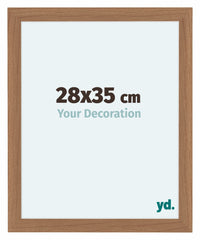 Como MDF Photo Frame 28x35cm Walnut Light Front Size | Yourdecoration.com