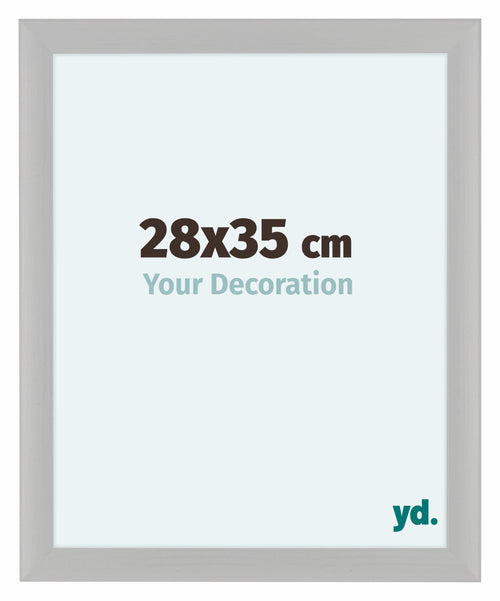 Como MDF Photo Frame 28x35cm White Woodgrain Front Size | Yourdecoration.com