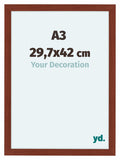 Como MDF Photo Frame 29 7x42cm A3 Cherry Front Size | Yourdecoration.com
