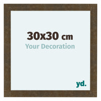 Como MDF Photo Frame 30x30cm Gold Antique Front Size | Yourdecoration.com