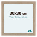 Como MDF Photo Frame 30x30cm Oak Light Front Size | Yourdecoration.com