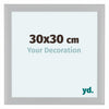 Como MDF Photo Frame 30x30cm White High Gloss Front Size | Yourdecoration.com