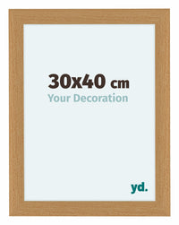 Como MDF Photo Frame 30x40cm Beech Front Size | Yourdecoration.com