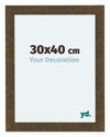 Como MDF Photo Frame 30x40cm Gold Antique Front Size | Yourdecoration.com