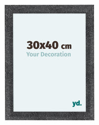 Como MDF Photo Frame 30x40cm Gray Swept Front Size | Yourdecoration.com