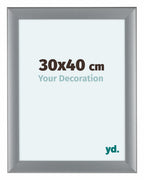 Como MDF Photo Frame 30x40cm Silver Matte Front Size | Yourdecoration.com