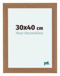 Como MDF Photo Frame 30x40cm Walnut Light Front Size | Yourdecoration.com