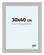 Como MDF Photo Frame 30x40cm White Woodgrain Front Size | Yourdecoration.com