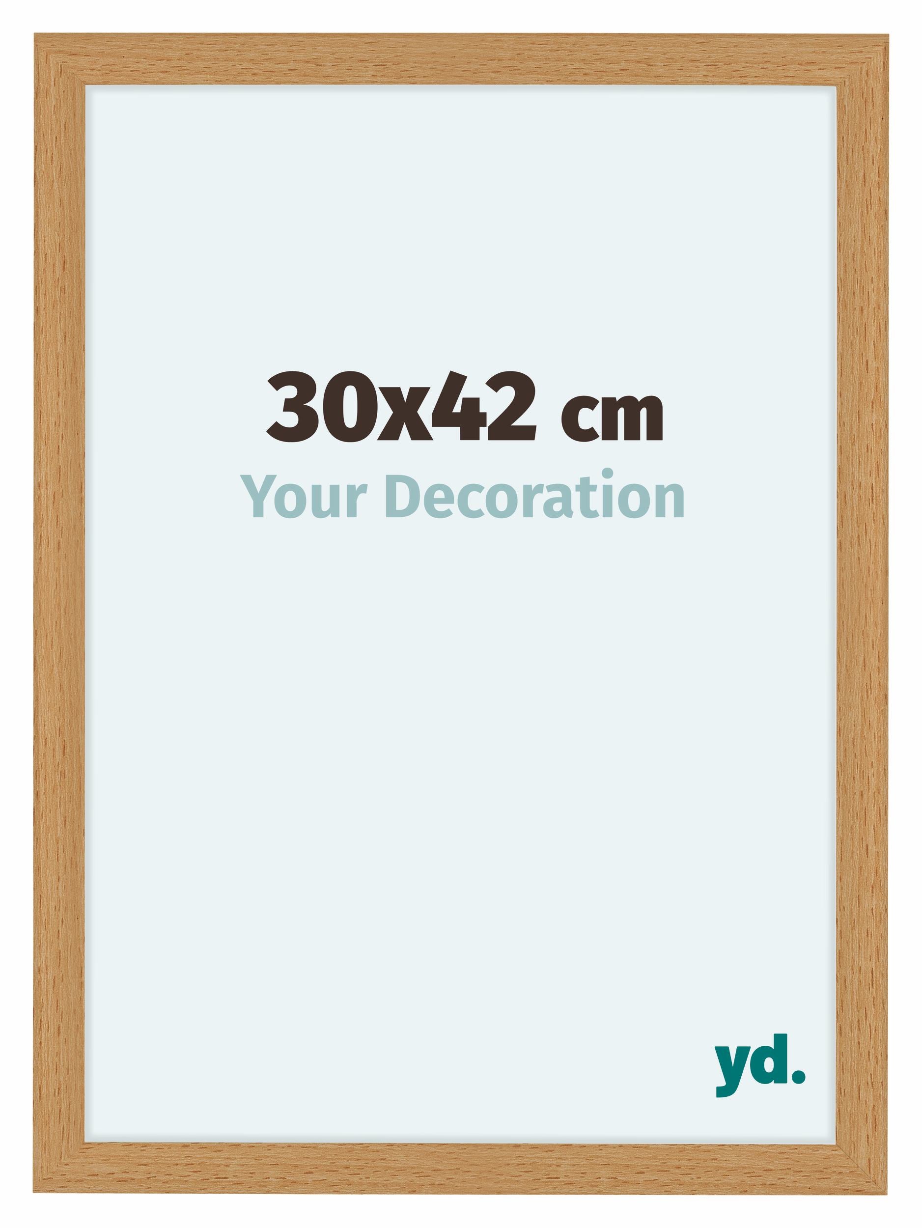 Como MDF Photo Frame 30x42cm Beech Front Size | Yourdecoration.com