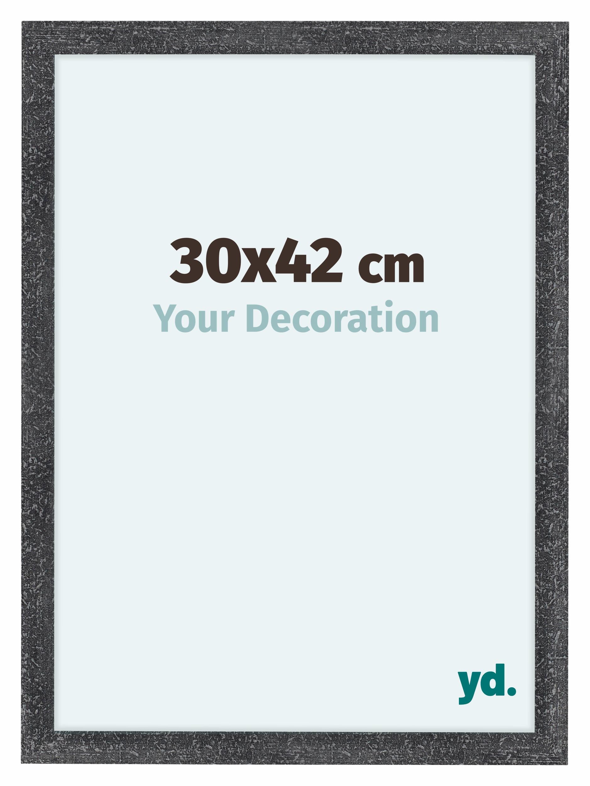 Como MDF Photo Frame 30x42cm Gray Swept Front Size | Yourdecoration.com