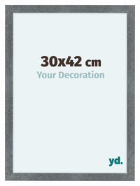 Como MDF Photo Frame 30x42cm Iron Swept Front Size | Yourdecoration.com