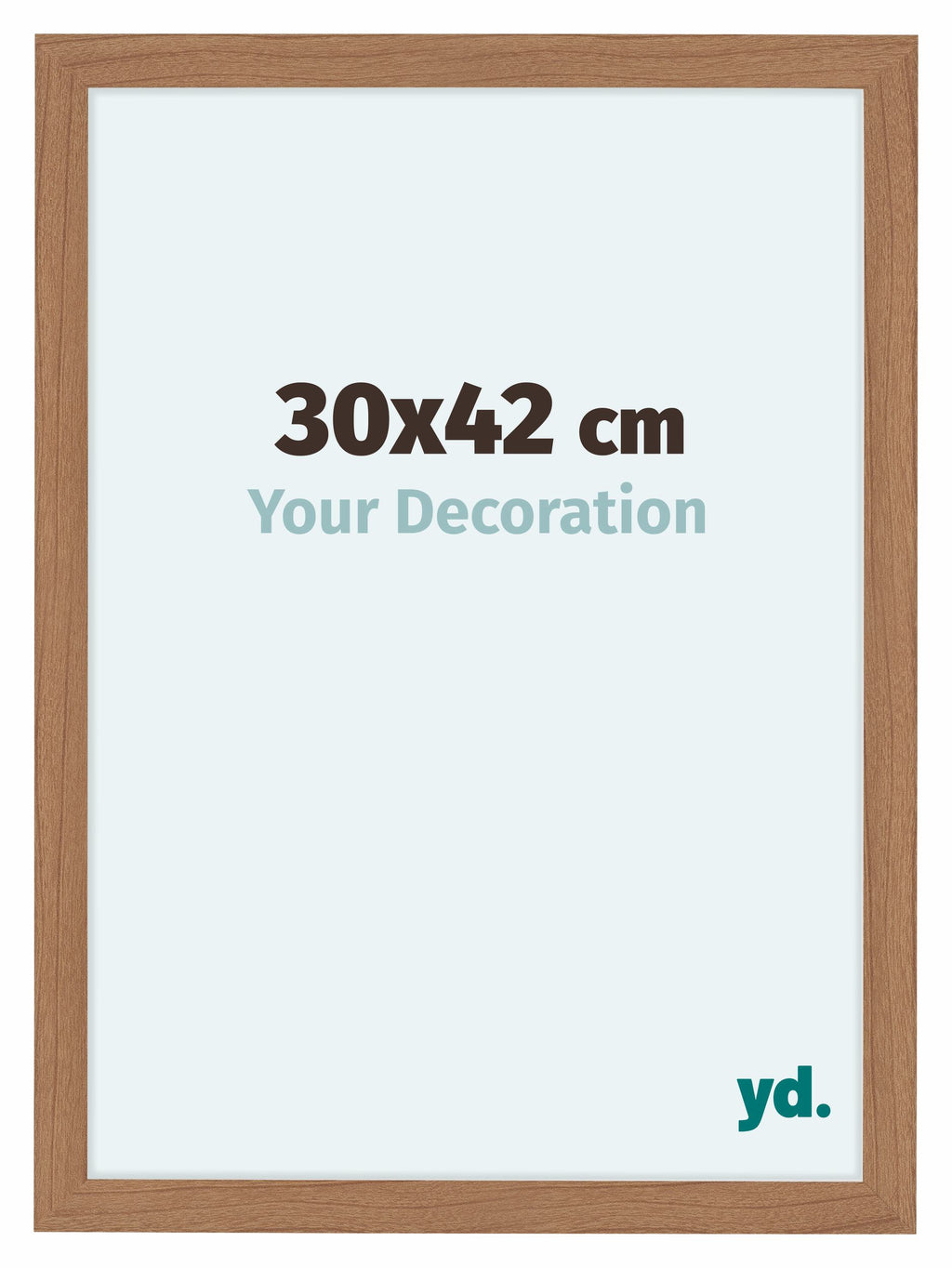 Como MDF Photo Frame 30x42cm Walnut Light Front Size | Yourdecoration.com