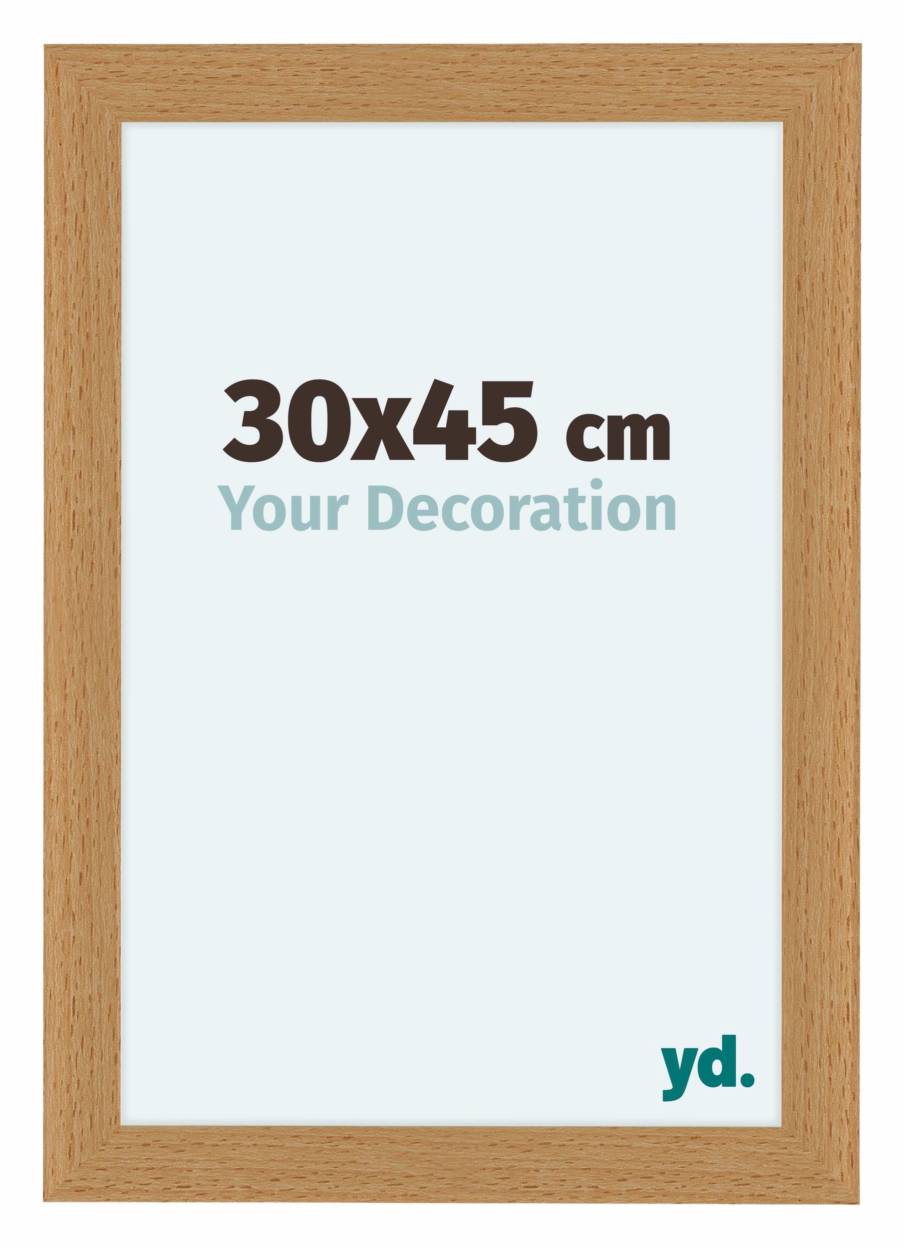 Como MDF Photo Frame 30x45cm Beech Front Size | Yourdecoration.com