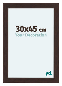 Como MDF Photo Frame 30x45cm Oak Dark Front Size | Yourdecoration.com