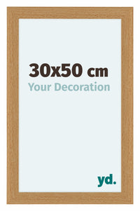 Como MDF Photo Frame 30x50cm Beech Front Size | Yourdecoration.com