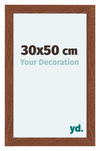 Como MDF Photo Frame 30x50cm Walnut Front Size | Yourdecoration.com