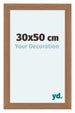 Como MDF Photo Frame 30x50cm Walnut Light Front Size | Yourdecoration.com